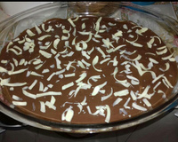 Pavê de baunilha e chocolate