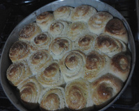 Rosca caracol de coco