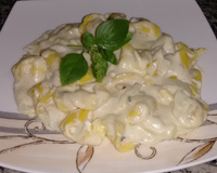 Capeletti ao molho branco de gorgonzola