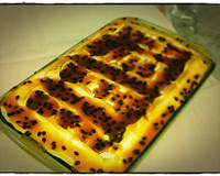 Pavê mousse de maracujá