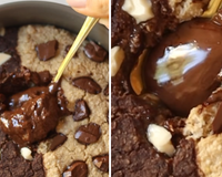 Parece brownie, tem gosto de cookie, mas é mingau assado: o café da manhã que virou minha sobremesa
