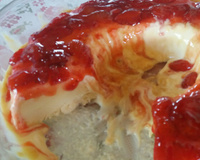 Sorvetão com calda de morango do Lucke