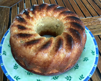 Bolo de banana com aveia