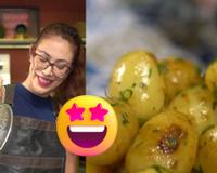 5 minutos na panela de pressão e essa batata bolinha tá pronta: é só cozinhar nessa pastinha deliciosa