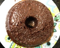 Bolo de chocolate de microondas