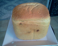 Pão de cenoura com gotas de chocolate na panificadora