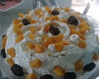 Recheio de pêssego para bolo