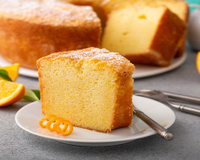 Perfeito para o café da tarde: bolo de laranja simples que todo mundo gosta