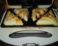 Pão de queijo de sanduicheira