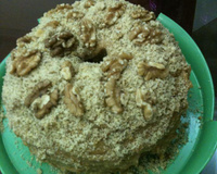 Bolo de nozes especial de Natal