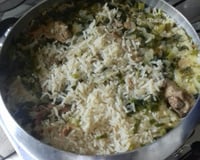 Suan com arroz juntos