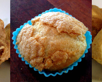 Cupcake proteico de aveia fit