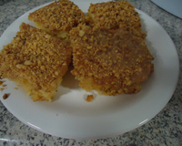 Bolo de amendoim com fubá no liquidificador