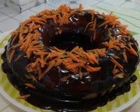 Bolo de cenoura sem ovos e com leite de soja