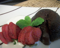 Petit gateau fácil e delicioso