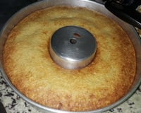 Bolo de banana na massa