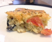 Torta de liquidificador vegetariana sem glúten