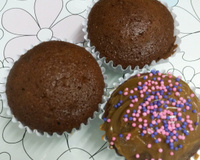 Cupcakes de chocolate (feito no liquidificador)