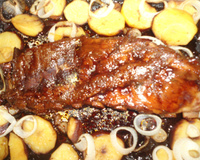 Costela de porco ao forno