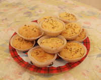 Muffin rápido de queijo com azeitonas