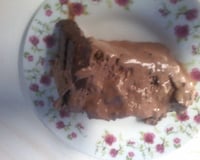 Torta de bis com sorvete