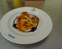 Filé de frango com maçã