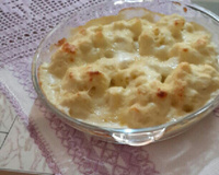 Couve-flor gratinada