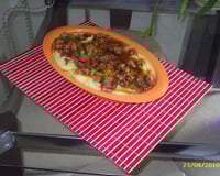 Angu de linguiça do Sergio