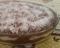 Pavê de bolacha de maisena cremoso