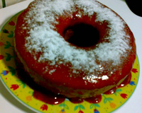 Bolo de cenoura com cobertura de chocolate