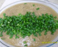 Sopa de banana verde