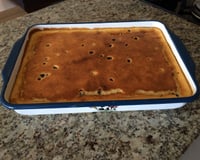 Torta de ricota com passas