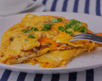 Tapioca colorida "dia de sol"