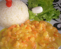 Camarão ao leite de coco