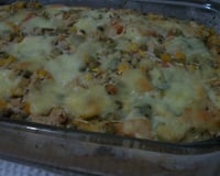 Torta de frango com queijo