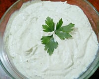 Patê de alho com ricota