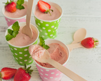 Sorvete de inhame e morango: confira a receita vegana e cremosa