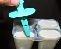 Picolé de coco caseiro