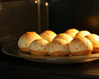 Pão de queijo de micro-ondas