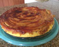 Torta de banana espumante