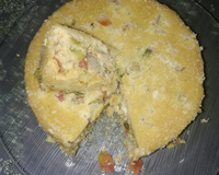 Bolo salgado da Edi sem farinha de trigo