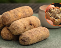 Croquete de carne moída feito como um profissional: atenção ao modo de preparo para ele ficar sequinho por fora e cremoso por dentro