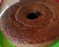 Bolo simples de chocolate