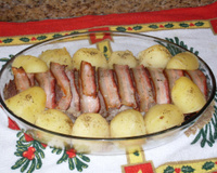 Rocambole de carne prático
