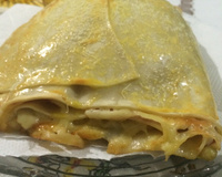 Rocambole  de massa de pastel