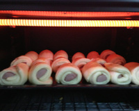 Enroladinho de presunto e queijo