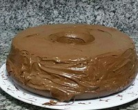 Bolo de iogurte e creme de avelã