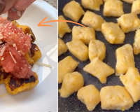 Nhoque de banana da terra madura de frigideira: receita suculenta dos deuses com molho de tomate fica pronta rapidinho