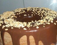 Bolo de amendoim com fubá no liquidificador