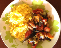 Leguminada com cuscuz de milho